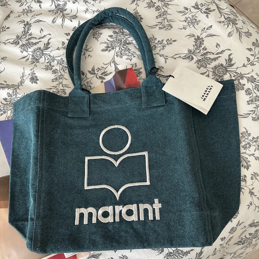Isabel Marant Yenky Tote Size Small New With Tags Attached Dark Green